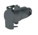 Розетка фаркопа 12В 7 контактов пластик (на кабель)