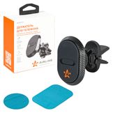 Держатель для телефона в дефлектор прищепка с гайкой магнитный овальный регулируемый