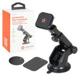 Держатель для телефона на торпедо/лоб. стекло магнитный квадратный с телескоп. кроншт.