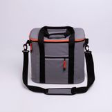 Сумка-холодильник (термосумка) Пикник , 32л, 37,5*34*26см, водонепр.,серая