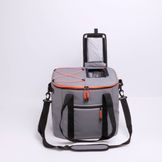 Сумка-холодильник (термосумка) Пикник , 45л, 38*34*35см, водонепр.,серая