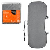 Накидка с подогревом на заднее сиденье 12 В, 35/45Вт, 128*49 см, искусств. мех, черная