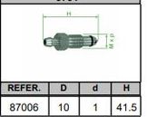 Штуцер прокачной тормозного суппорта M10x1 | перед/зад прав/лев |