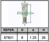 Штуцер прокачной тормозного суппорта M8x1.25 | перед/зад прав/лев |