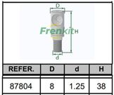 Штуцер прокачной тормозного суппорта M8x1.25 | перед/зад прав/лев |