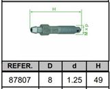 Штуцер прокачной тормозного суппорта M8x1.25 | перед/зад прав/лев |