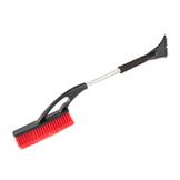 Щетка для очистки снега 74 см со скребком и мягкой ручкой