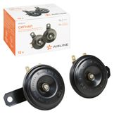 Сигнал звуковой дисковый 72мм 350/420Гц 118дБ 12В low/high, кмпл. 2 шт.