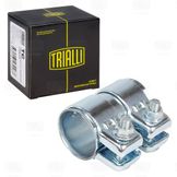 Tc45z Хомут глушителя трубчатый с муфтой d=45 мм l=80 мм (оцинк. сталь) (TC 45 Z)