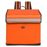 Сумка-холодильник (термосумка) рюкзак speedy food 47л (42*42*27см), оранжевая
