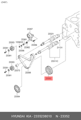 Шестерня коленвала