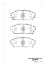 Колодки тормозные дисковые | перед |