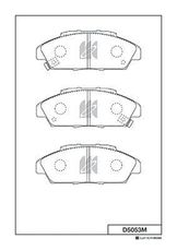 Колодки тормозные дисковые | перед |