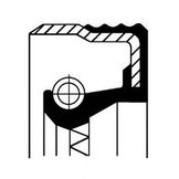 Сальник коленчатого/распределительного вала | перед |