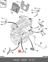 Датчик детонации ДВС