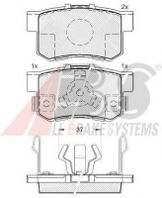 Колодки тормозные дисковые | зад |