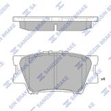 Колодки тормозные задние