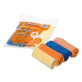 Набор салфеток рулончики из микрофибры (4шт., 30*30 см)