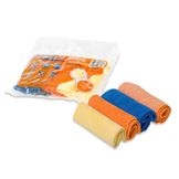 Набор салфеток рулончики из микрофибры (4шт., 20*20 см)