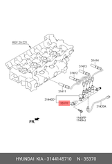 Датчик давления топливной системы