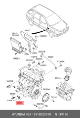 Датчик положения коленчатого вала ( 3918023500 )