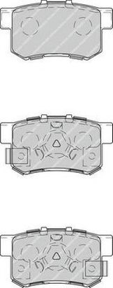 Колодки тормозные дисковые | зад |