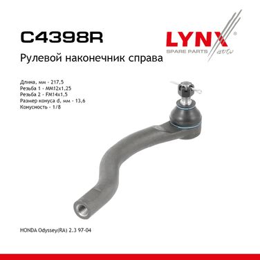 LYNXauto C4398R Наконечник рулевой тяги | прав | - 1