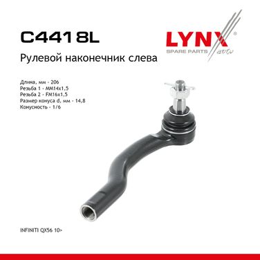 LYNXauto C4418L Наконечник рулевой тяги| лев | - 1