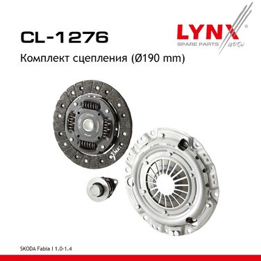 LYNXauto CL-1276 Комплект сцепления - 1