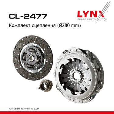 LYNXauto CL-2477 Комплект сцепления - 1