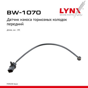 LYNXauto BW-1070 Датчик износа тормозных колодок | перед | - 1