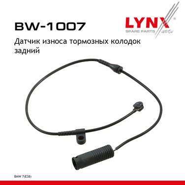 LYNXauto BW-1007 Датчик износа тормозных колодок | зад | - 1
