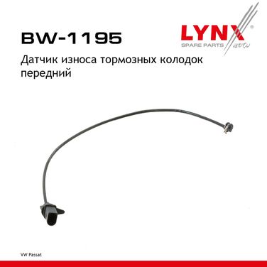 LYNXauto BW-1195 Датчик износа тормозных колодок | перед прав/лев | - 1