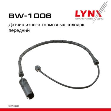 LYNXauto BW-1006 Датчик износа тормозных колодок | перед | - 1