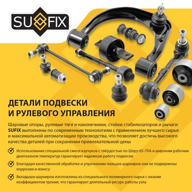 SUFIX SJ-1157 Стойка стабилизатора | перед прав | - 3