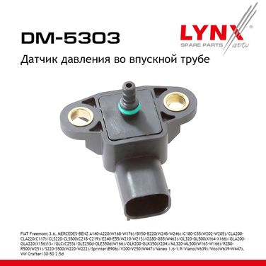 LYNXauto DM-5303 Датчик давления, впускной коллектор - 1