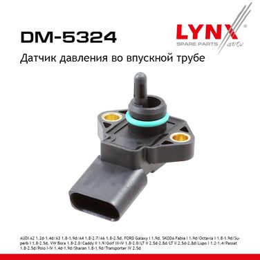 LYNXauto DM-5324 Датчик давления, впускной коллектор - 1