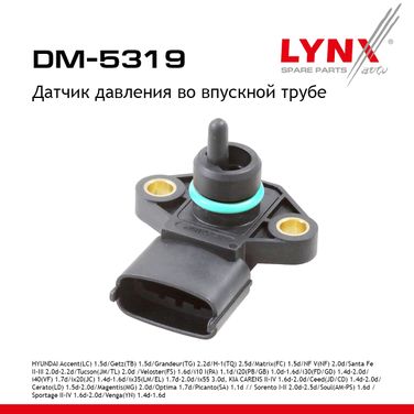 LYNXauto DM-5319 Датчик давления, впускной коллектор - 1