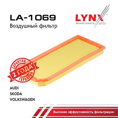 LYNXauto LA-1069 Фильтр воздушный - 1