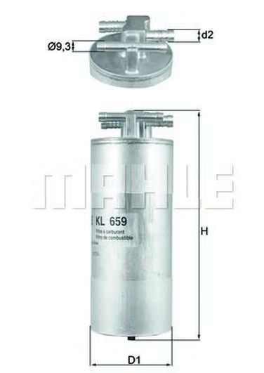 Knecht KL 659 Фильтр топливный - 1