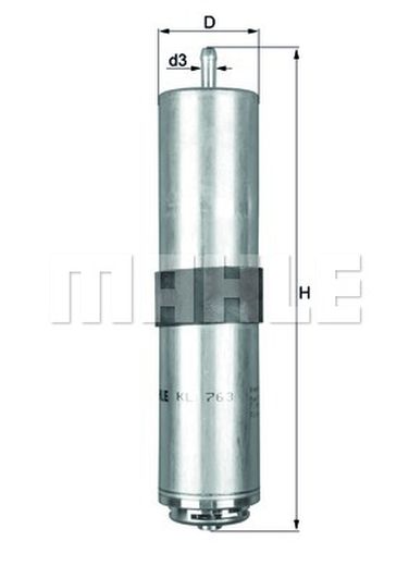 Knecht KL 763D Фильтр топливный - 2