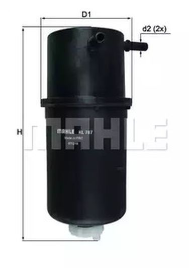 Knecht KL787 Фильтр топливный - 1