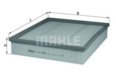 Knecht LX 3138 Фильтр воздушный - 1