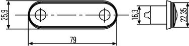 Hella 2PF 959 590-237 Габаритный фонарь - 2