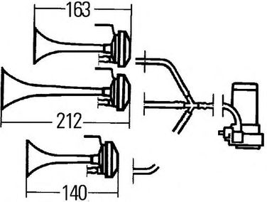 Hella 3PD 003 001-671 Звуковой сигнал - 2