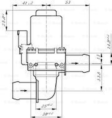 Bosch 1 147 412 208 Регулирующий клапан охлаждающей жидкости - 2