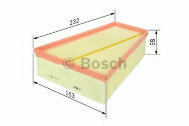 Bosch F 026 400 126 Фильтр воздушный - 1