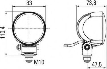 Hella 1G0 996 176-721 Фара рабочего освещения - 2