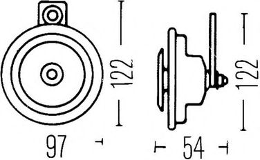 Hella 3AL 908 571-021 Звуковой сигнал - 2