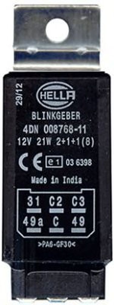 Hella 4DN 008 768-117 Прерыватель указателей поворота, Прерыватель указателей поворота - 1